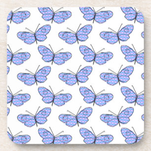 Cosmic Butterfly Pattern Coaster