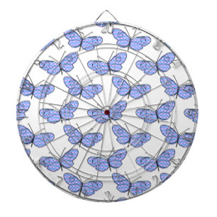 Cosmic Butterfly Pattern Dartboard