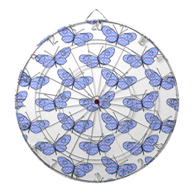 Cosmic Butterfly Pattern Dartboard (Front)