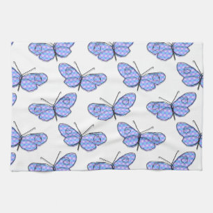 Cosmic Butterfly Pattern Tea Towel