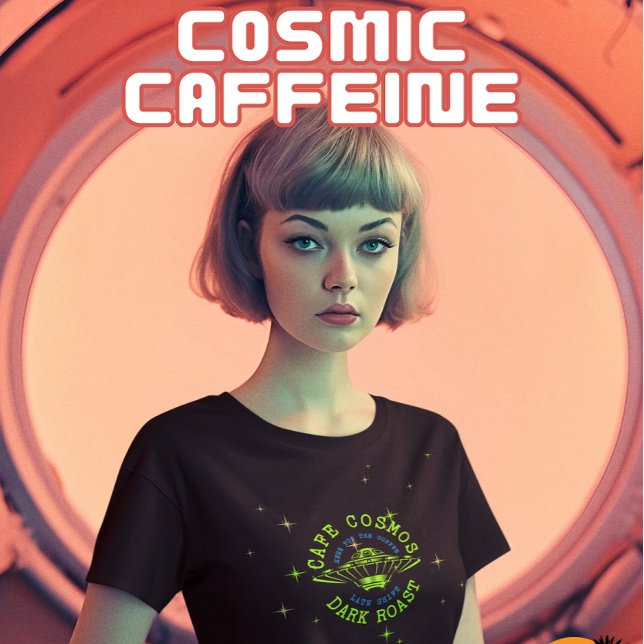 Cosmic Cafe for the Coffee Lover T-Shirt (Creator Uploaded)