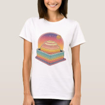 Cosmic Candy Planet T-Shirt Design