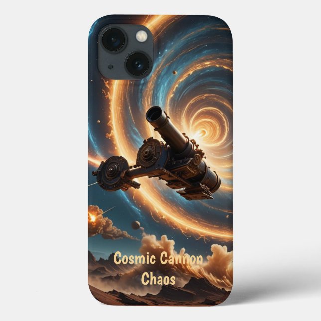 Cosmic Cannon Chaos Case-Mate iPhone Case (Back)
