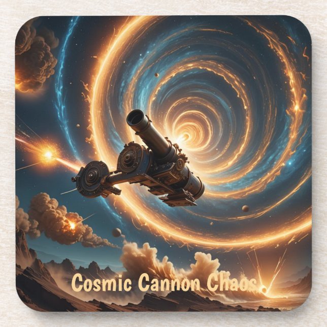 Cosmic Cannon Chaos Coaster (Front)