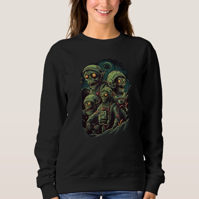 Cosmic Carnage Astronaut Space Zombies Unleashed G Sweatshirt (Front)