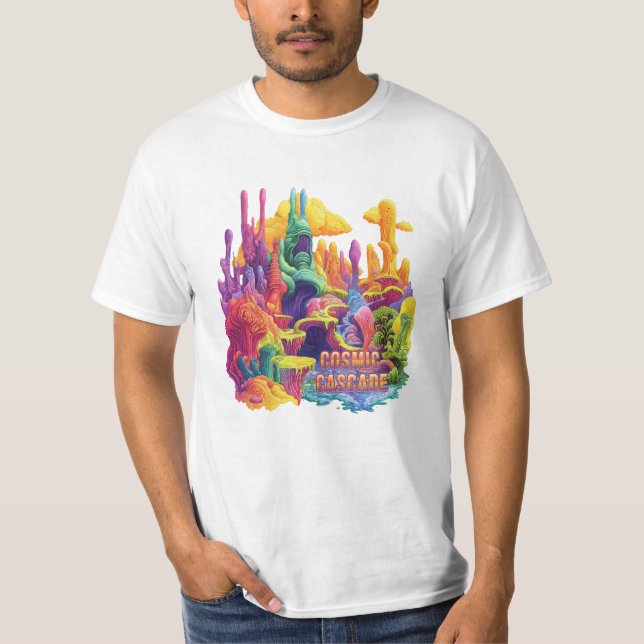 Cosmic Cascade T-Shirt (Front)