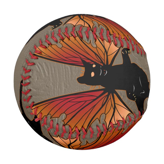 Cosmic Cat Acorn Baseball (Front Left)