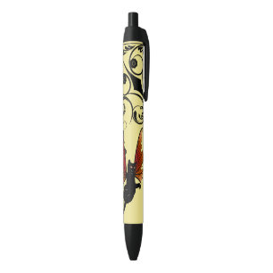 Cosmic Cat Acorn Black Ink Pen