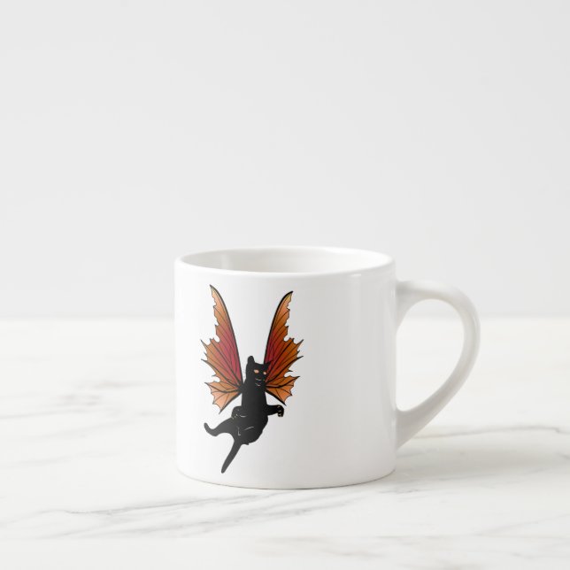 Cosmic Cat Acorn Espresso Cup (Right)