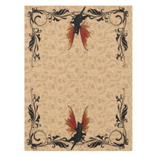 Cosmic Cat Acorn Tablecloth