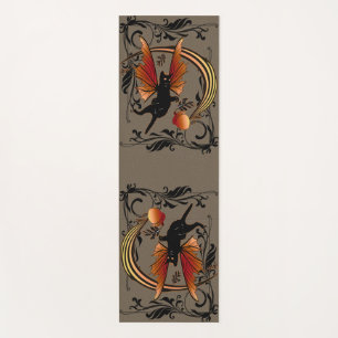 Cosmic Cat Acorn Yoga Mat