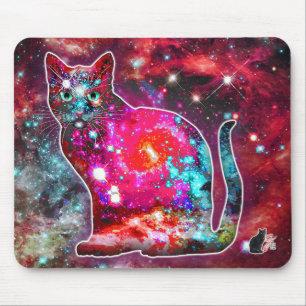 Cosmic Cat Alpha Mouse Pad