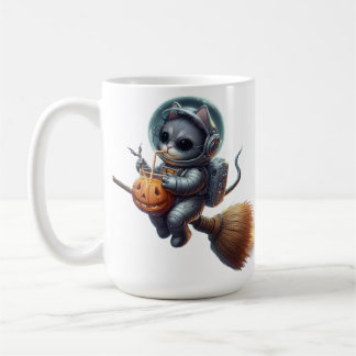 Cosmic Cat Astronaut: Magic and Space Adventure  Coffee Mug