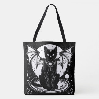 Cosmic Cat Bat Cat I Tote Bag