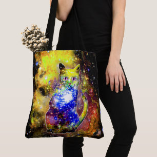 Cosmic Cat Beta Tote Bag