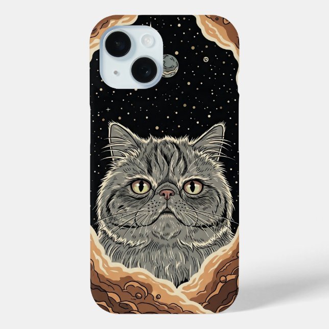 Cosmic Cat Case-Mate iPhone Case (Back)