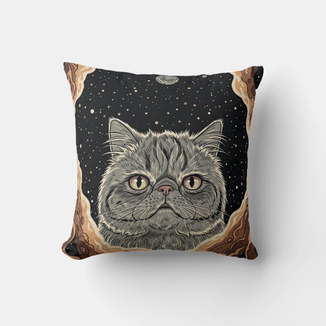 Cosmic Cat Cushion (Front)