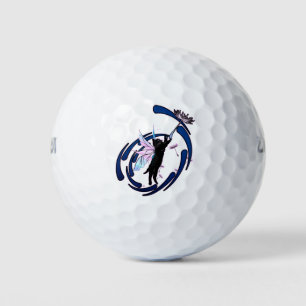 Cosmic Cat Dandelion Golf Balls