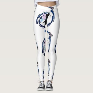 Cosmic Cat Dandelion Leggings