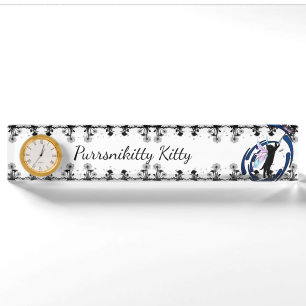Cosmic Cat Dandelion Nameplate