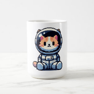 Cosmic Cat Explorer Coffee Mug