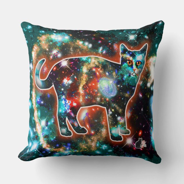 Cosmic Cat Gamma Cushion (Front)