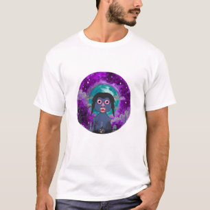 Cosmic Cat in Space Graphic T-Shirt