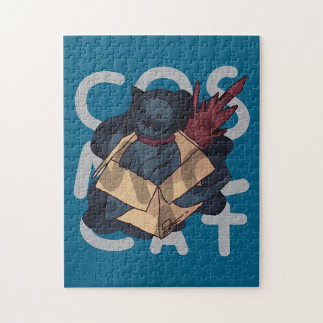 Cosmic Cat Jigsaw Puzzle (Vertical)
