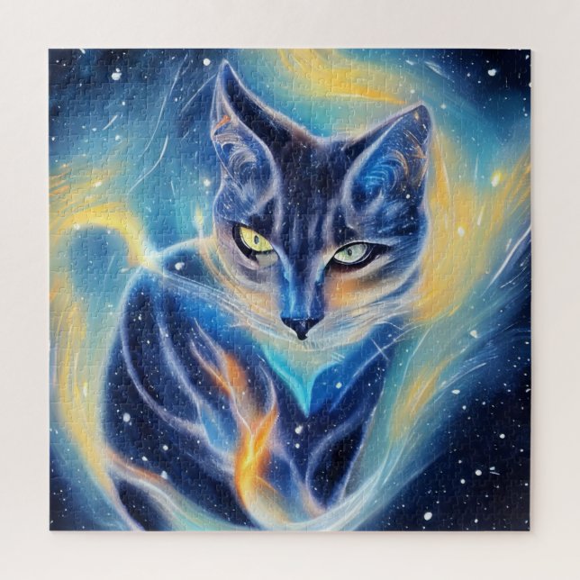 Cosmic Cat Jigsaw Puzzle (Vertical)