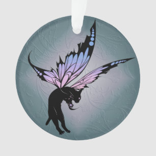 Cosmic Cat Moon Ornament