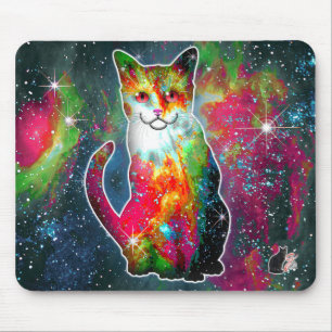 Cosmic Cat Omega Mouse Pad