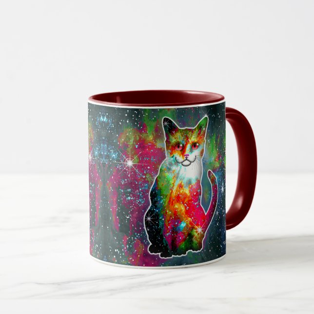 Cosmic Cat Omega Mug (Front Right)