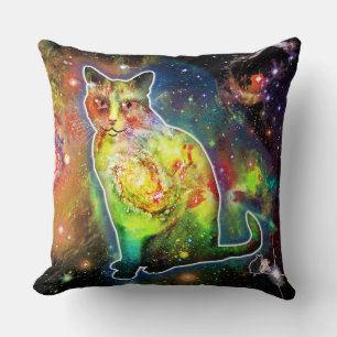 Cosmic Cat Omicron Cushion