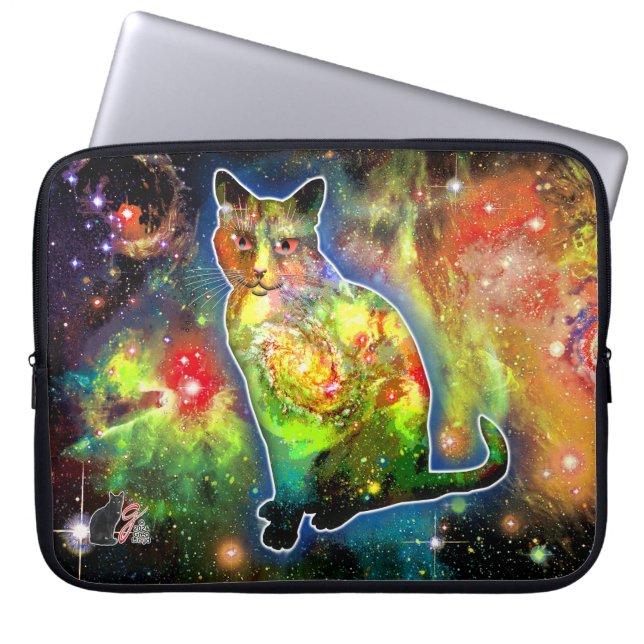 Cosmic Cat Omicron Electronics Bag (Front)