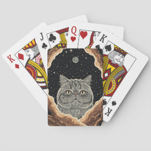 Cosmic Cat Playing Cards