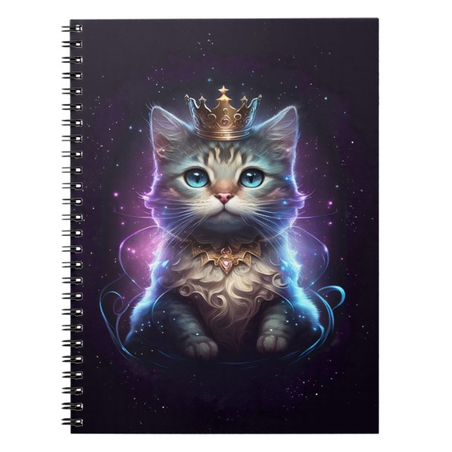 Cosmic Cat Princess - Notebook (Front)