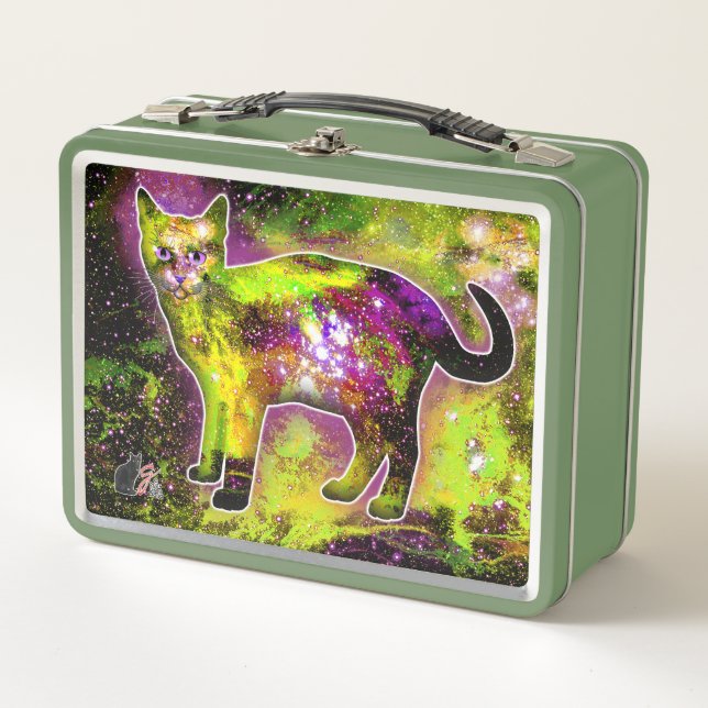 Cosmic Cat Sigma Metal Lunchbox (Front)