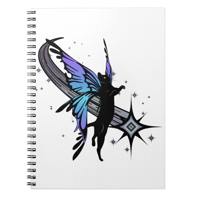 Cosmic Cat Star Notebook (Front)