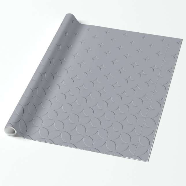 Cosmic Cat Star Wrapping Paper (Unrolled)