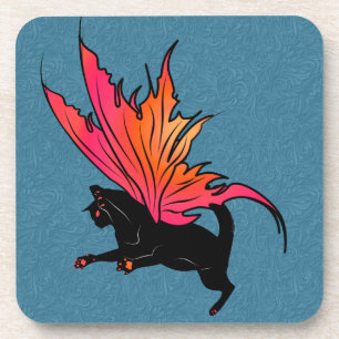 Cosmic Cat Sun Coaster