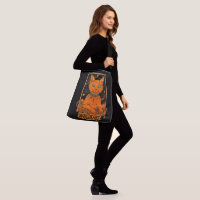 Cosmic Cat Tarot | Orange Feline Art