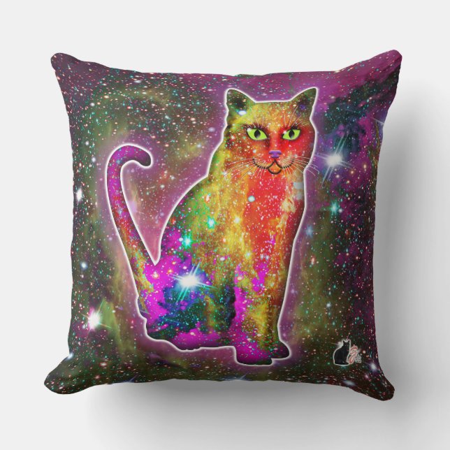 Cosmic Cat Zeta Cushion (Front)