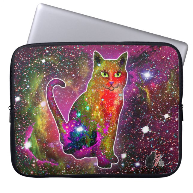 Cosmic Cat Zeta Electronics Bag (Front)