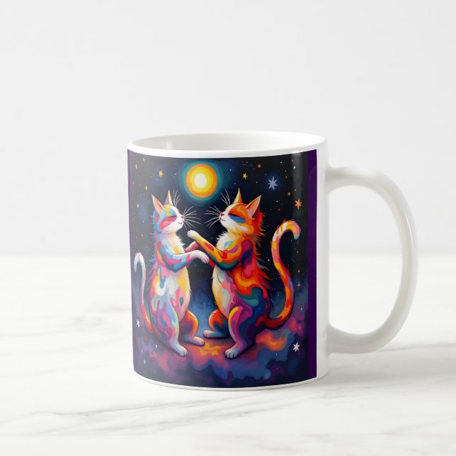 Cosmic Cats Coffee Mug (Right)