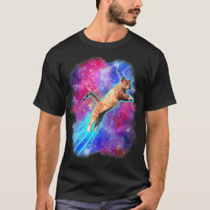 Cosmic Cats Funny Outer Space Tee Galaxy Kitty Kit