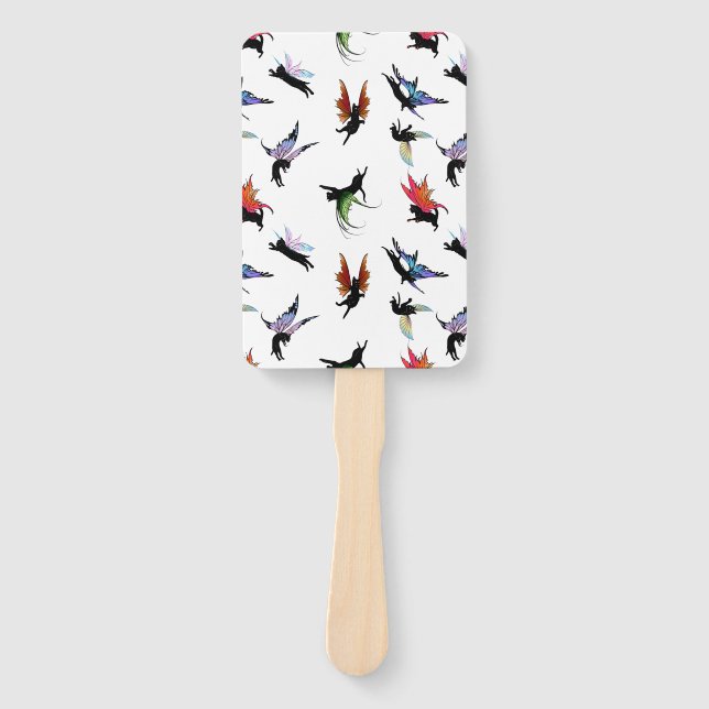 Cosmic Cats Hand Fan (Front)