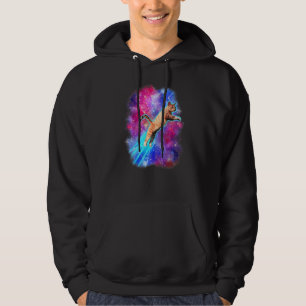 Cosmic Cats Outer Space Galaxy Kitty Kittens Hoodie