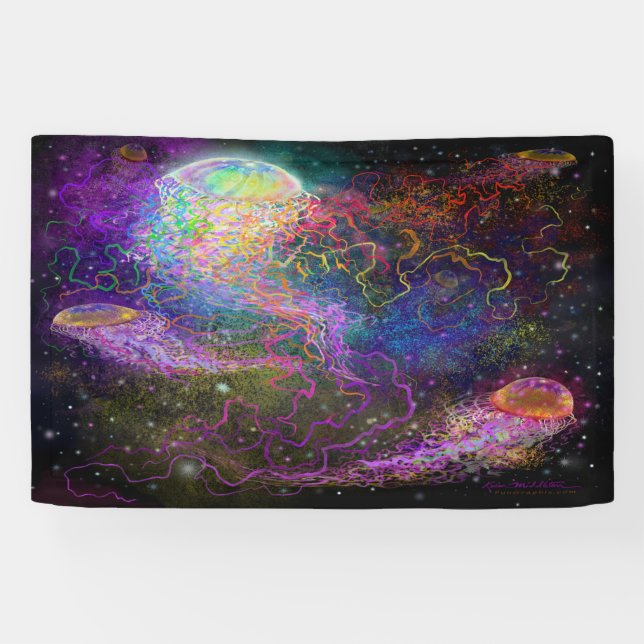 Cosmic Celebration Banner (Horizontal)