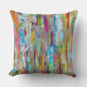 Cosmic Chaos 20 x 20 Poly Throw Pillow