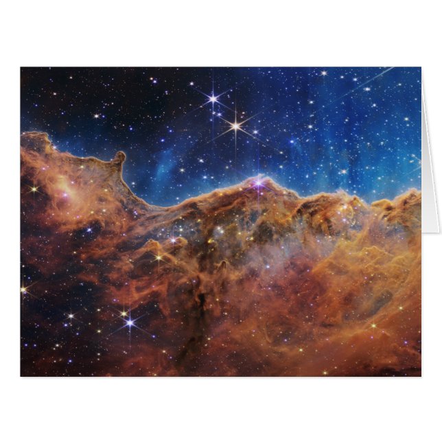 Cosmic Cliffs Carina Nebula Space Webb Telescope  (Front Horizontal)